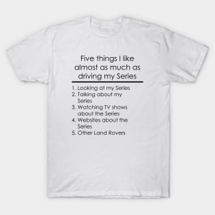 Five Things - Series T-Shirt